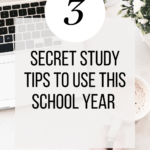 Study tips to use this school year
